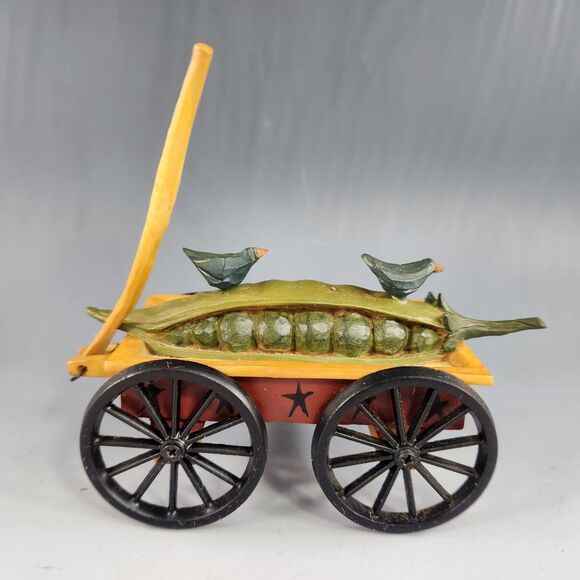 Williraye Studio Bumper Crop Wagon Crow Peapod Farmers Market 2003 Retired - Picture 2 of 10